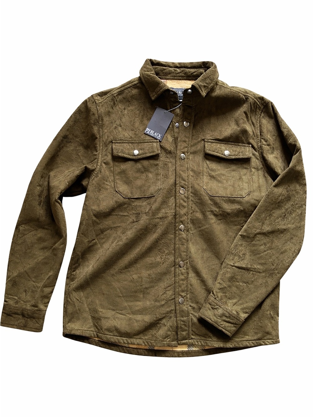 NWT Olive Green Utility Shirt Jacket Shacket